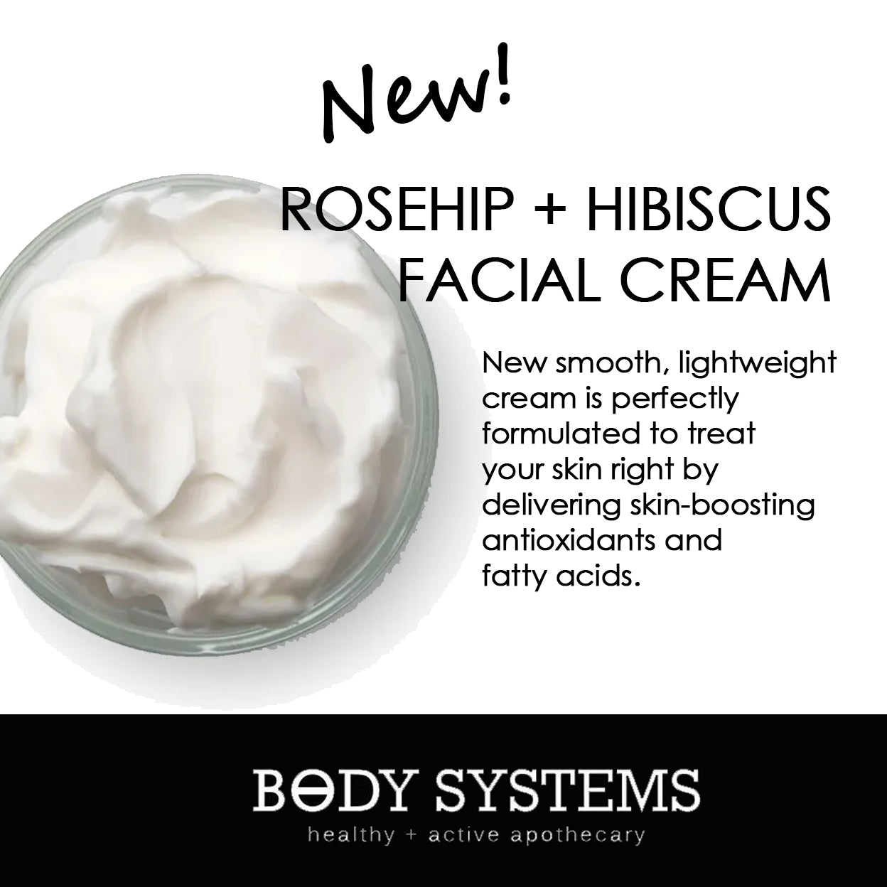 Rosehip + Hibiscus Facial Cream
