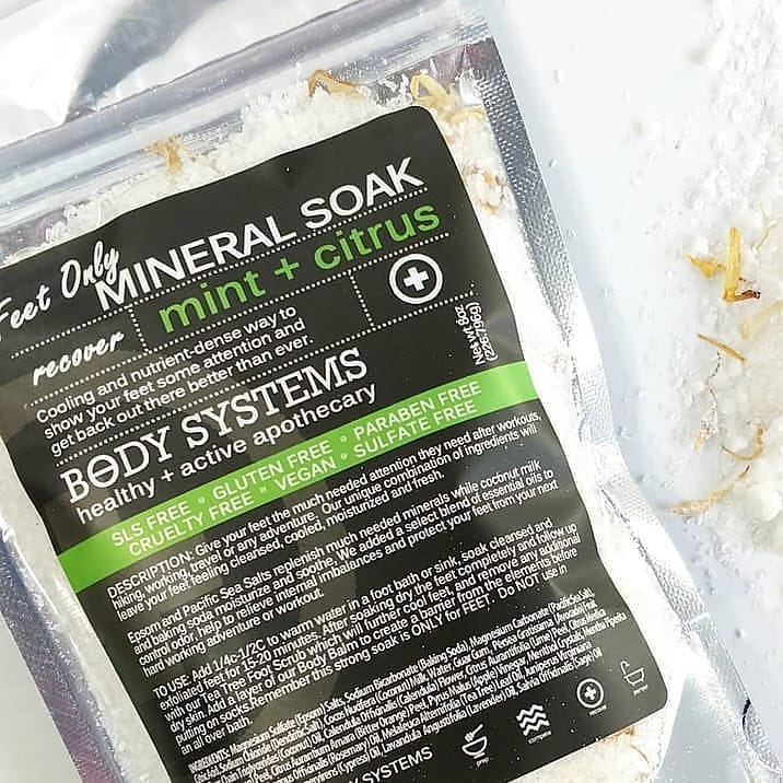 Mint + Citrus Foot Mineral Soak