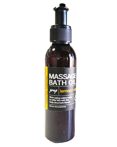 Lemon + Sage Massage/Bath Oil