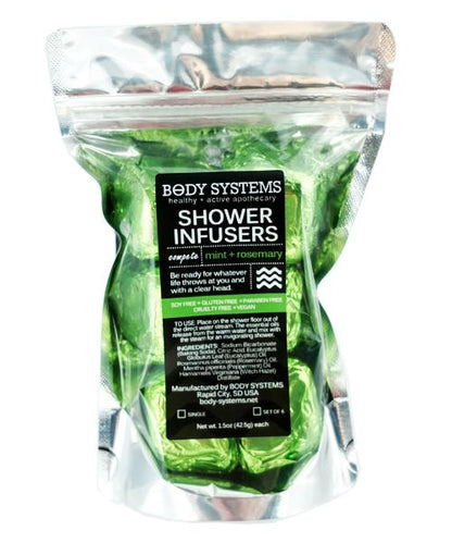 Mint + Rosemary Shower Infusers